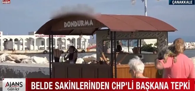 Çanakkale halkından CHP’ye kaçak büfe tepkisi! Belediye Başkanı ve kızı...
