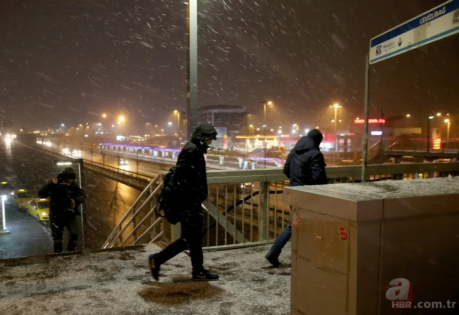 İstanbul beyaza büründü 3