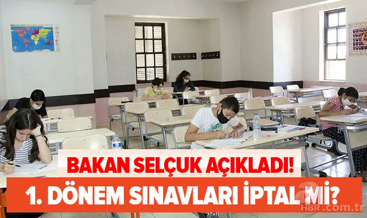 Ziya Selçuk son dakika açıklaması: Okullarda 1. dönem sınavları iptal mi? Sınavlar ne zaman, online mı yapılacak? 1
