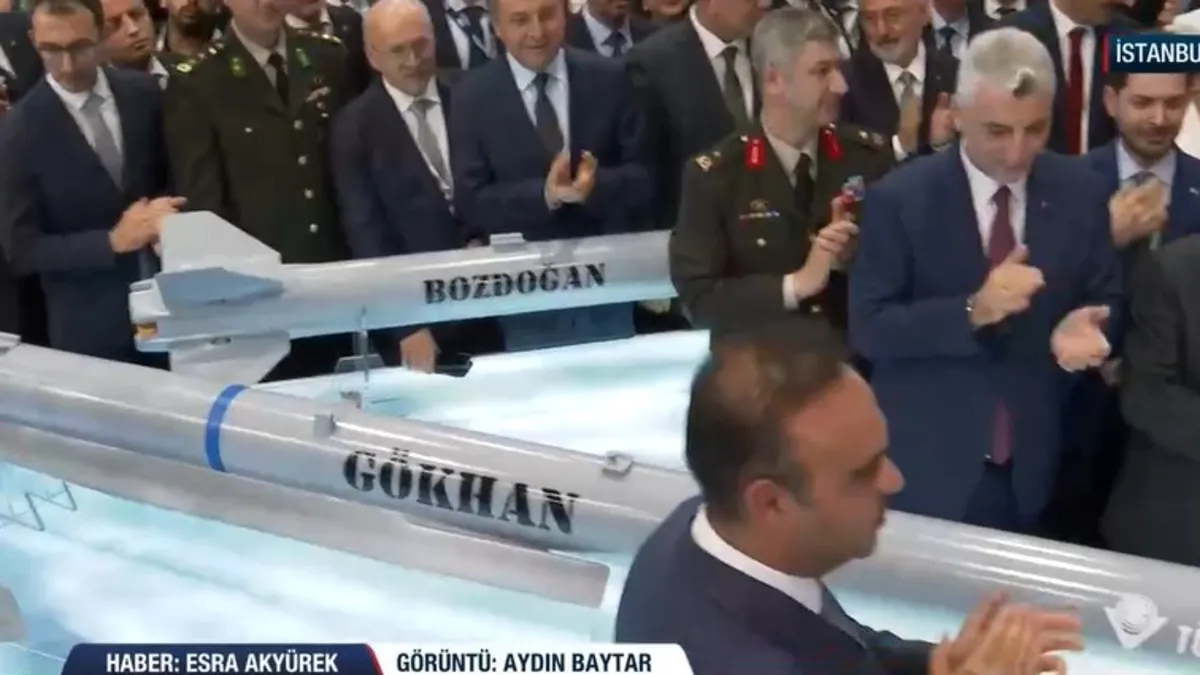 Türk savunma sanayiinde tarihi anlar! İşte Türkiye'nin yeni füzesi "Gökhan"