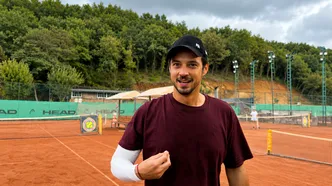 Mert Yazıcıoğlu ve Zeynep Artukmaç’tan tenis kortunda renkli anlar