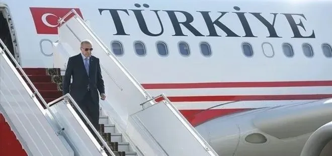 Başkan Erdoğan diplomasi trafiğini yürüttüğü Cezayir’den ayrılarak yurda geri döndü