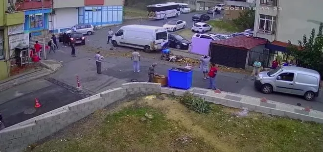 Üsküdar’daki korkunç kaza kamerada! Fren yerine gaza bastı: Kadın ile çocuğu öldü