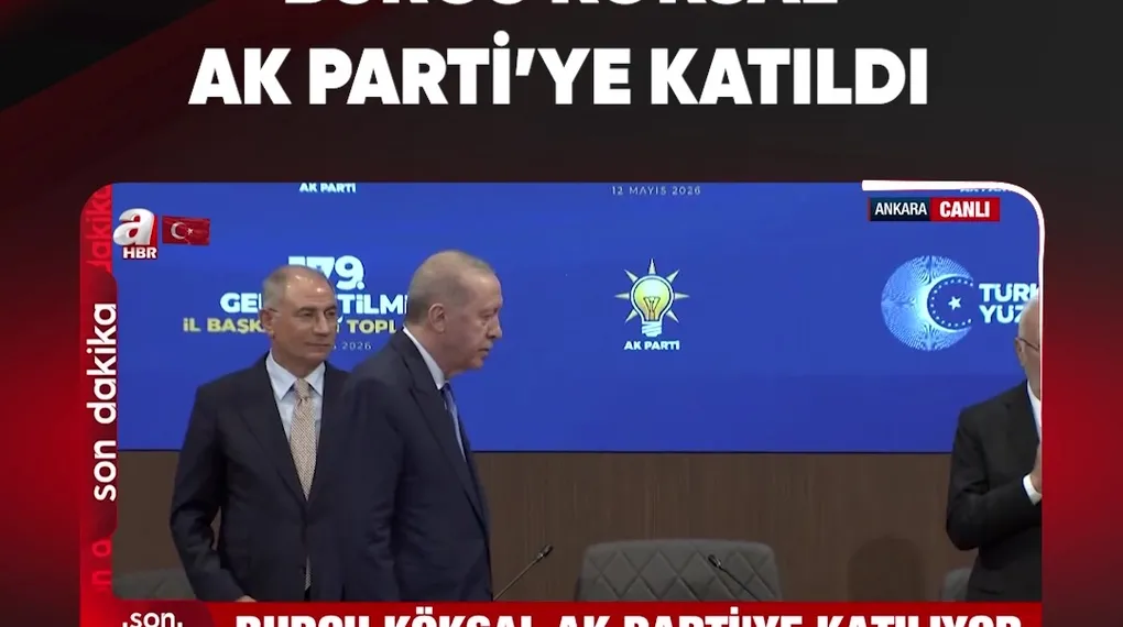 BURCU KÖKSAL AK PARTİ'YE KATILDI