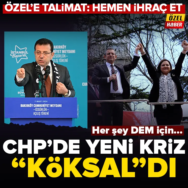 İmamoğlu’ndan talimat: Bu kadını partiden ihraç et