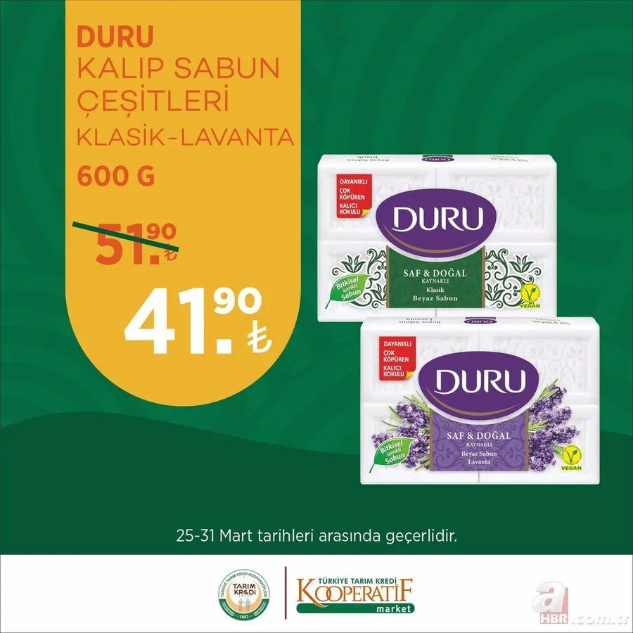 Tarım Kredi MARKET Mart İNDİRİMLERİNDE YOK YOK! Anne babalar dikkat! Bebek bezinde %12 düşüş! ÇAY 69.90, Hurma 16,90 TL! 15