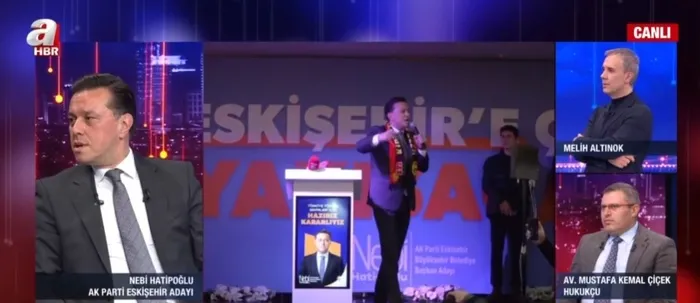 AK Parti Eskişehir adayı Nebi Hatipoğlu A Haber’de!