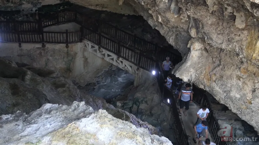 Denizli’de yer altında saklı şifalı cenneti! Turistler hayran kaldı 9