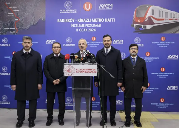 Bakırköy Kirazlı Metro Hattı için tarih belli oldu! Bakan Abdulkadir Uraloğlu açıkladı