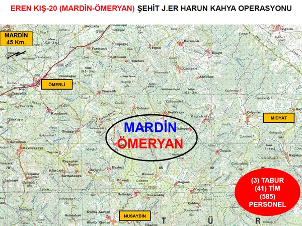Ara-Bul-Yok Et! Eren Kış-20 Operasyonu Mardin’de başladı! 585 personel katılıyor