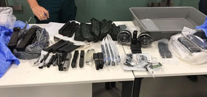 İstanbul Havalimanı'nda çok sayıda silah parçası ele geçirildi