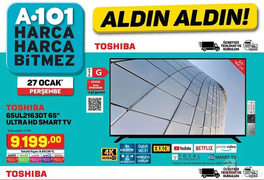 A101 27 Ocak 2022 kataloğu: A101'de bu hafta neler var? Teknoloji, elektronik, züccaciye, tekstil indirimleri... 2