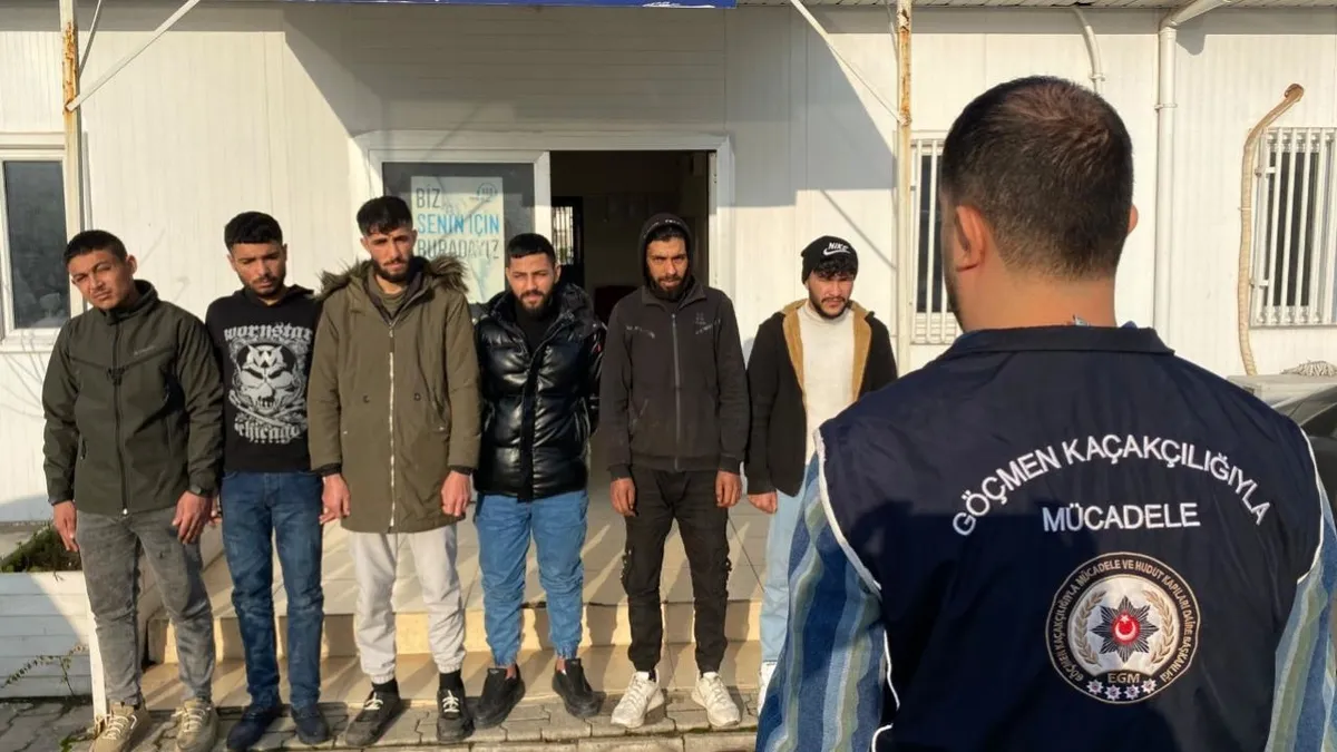 Edirne'de 15 düzensiz göçmen yakalandı