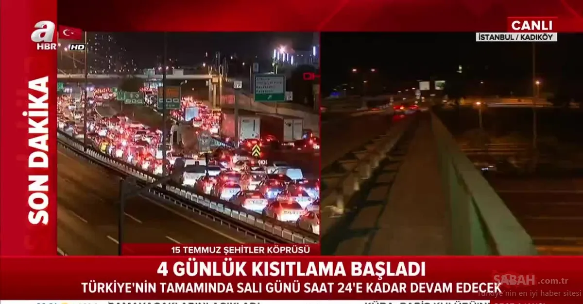 Son dakika: Ramazan Bayramı nedeniyle 81 il için alınan sokağa çıkma kısıtlaması başladı |Video