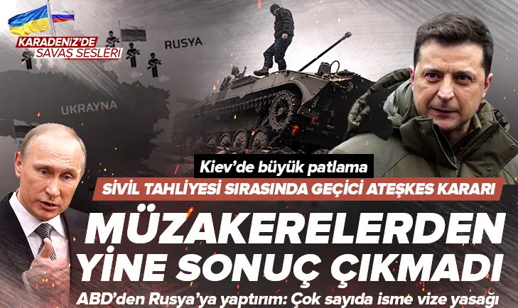 Rusya ve Ukrayna arasında 2. tur müzakereleri sona erdi