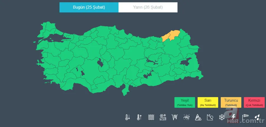 Güneşi özleyenler dikkat: Sıcaklıklar 5 derece artıyor! 25 Şubat hava durumu 6