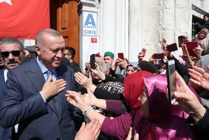 Başkan Erdoğan'a vatandaşlardan sevgi seli!