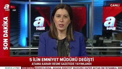 5 ilin emniyet müdürü değişti!