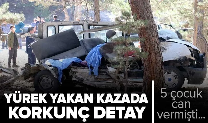 Afyonkarahisar’da 5 çocuğun can verdiği kaza ile ilgili korkunç iddia! Kapı iple bağlıydı