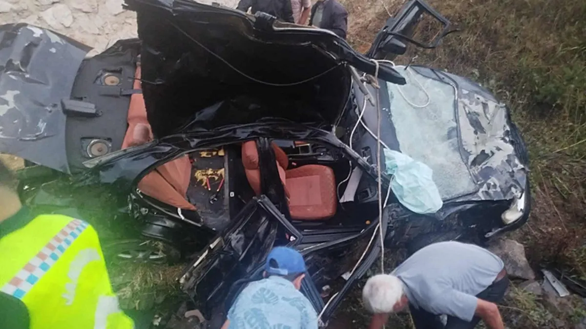 Tokat'ta elim kaza: 2 ölü 3 yaralı