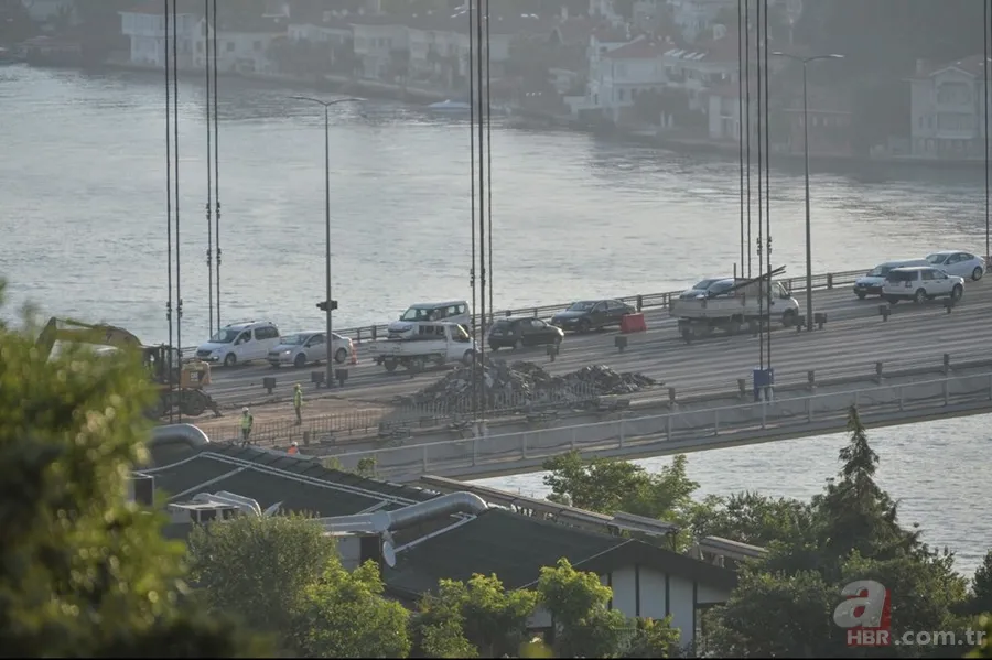 FSM'de onarım başladı! Trafik haritası kırmızıya döndü 16