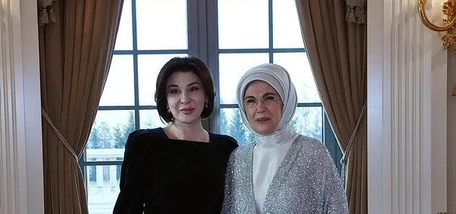 Emine Erdoğan Özbekistan Cumhurbaşkanı Mirziyoyev’in eşi ile görüştü
