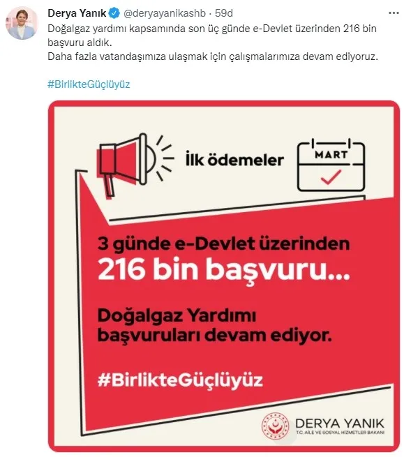 bakan-derya-yanik-duyurdu-dogal-gaz-yardimi-basvurularina-3-gunde-216-bin-basvuru-yapildi-1645454452873.jpg Son dakika: Bakan Derya Yanık'tan doğal gaz yardımı açıklaması - 2