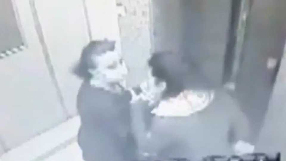 Apartmandan çığlık sesleri yükseldi! Adana'da kadınlar arasında kavga kamerada