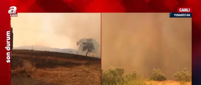 Yunanistan’daki orman yangınları söndürülemiyor! Yunanistan Başbakanı Kiryakos Miçotakis’ten umutsuz açıklamalar