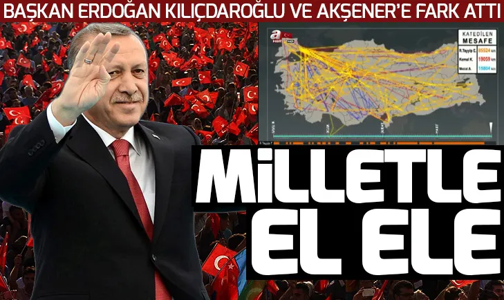 Başkan Erdoğan Kılıçdaroğlu ve Akşenere fark attı
