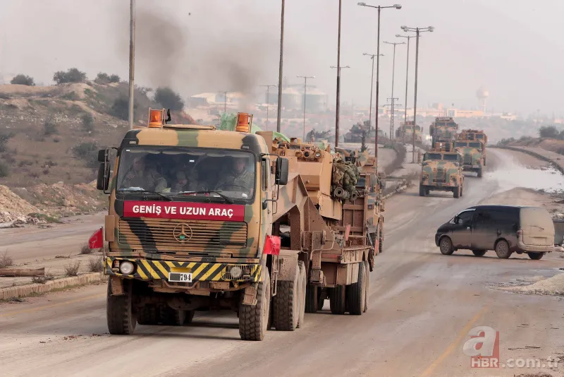 TSK'dan İdlib'e 100'den fazla araçla dev sevkiyat! 6