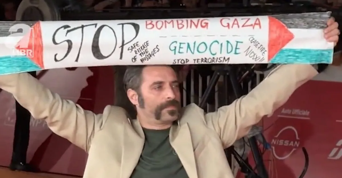 İtalyan aktör Antonio Di Matteo ve Hollandalı Kick boksçu Rico Verhoeven’dan Gazze’ye destek