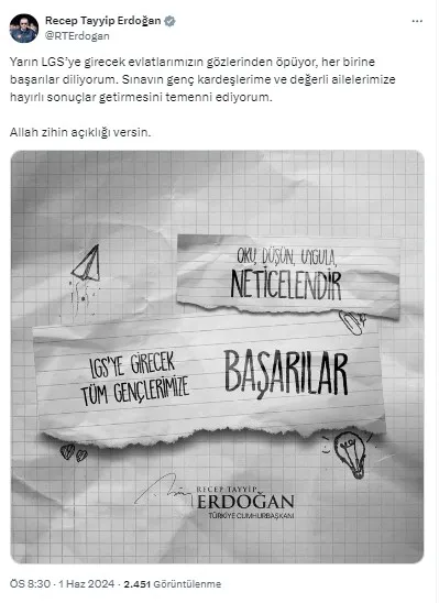 baskan-erdogandan-lgsye-girecek-ogrencilere-mesaj-1717263509284.jpg Başkan Erdoğan'dan LGS'ye girecek öğrencilere mesaj - 1
