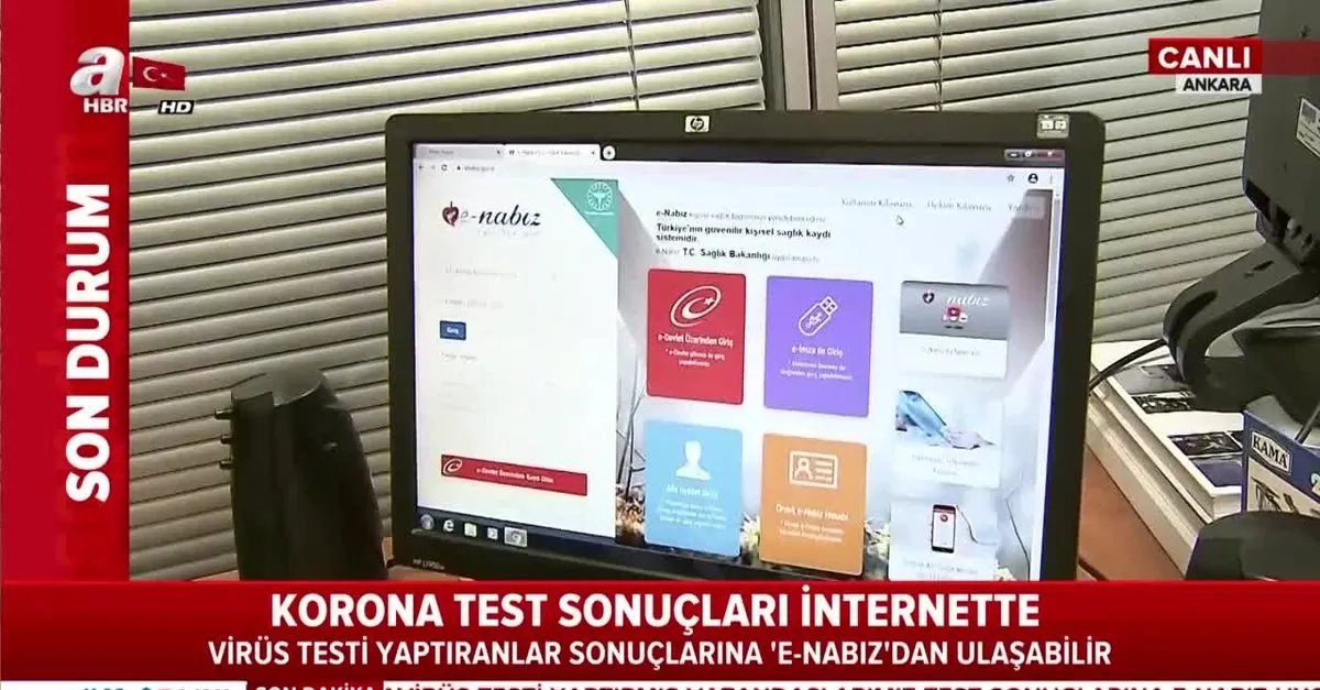son dakika haberi koronavirus corona virus test sonuclari e nabiz uygulamasinda test sonucu nasil ogrenilir video ahaber son dakika video izle