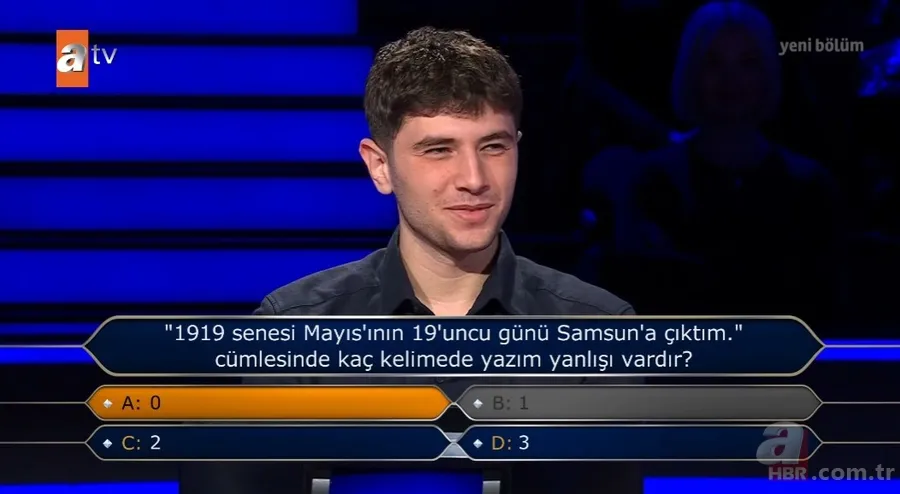 Milyoner'de alfabe sorusu damga vurdu! Verdiği yanıtla herkesi şoke etti 18