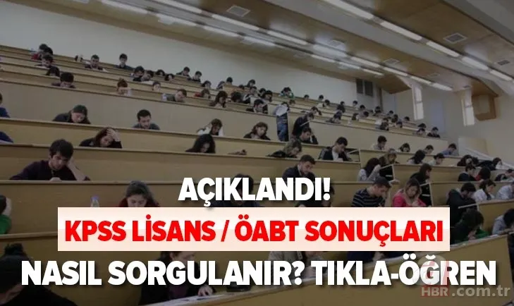 sonuc.osym.gov.tr: KPSS lisans sonuçları sorgulama! 2020 Genel Yetenek-Genel Kültür, Alan Bilgisi ve ÖABT sonuçları... 1
