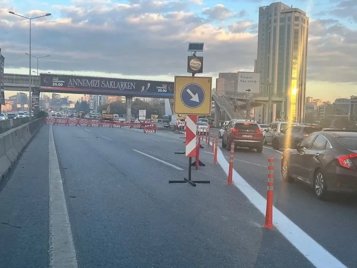 İstanbullular dikkat! -Ataşehir D-100 Karayolu’nda 30 gün sürecek yol çalışması başladı