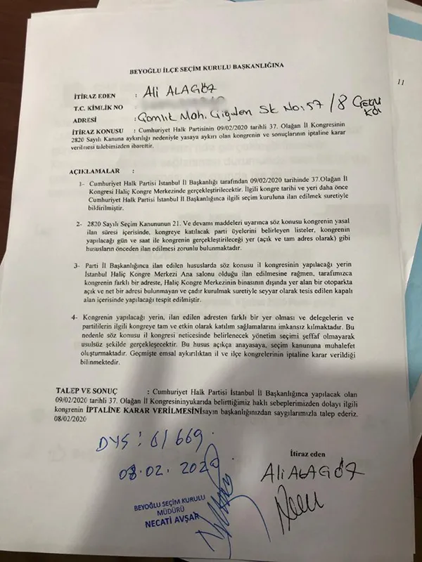 Son dakika: CHP'nin İstanbul kongresi yargıya taşındı - 1