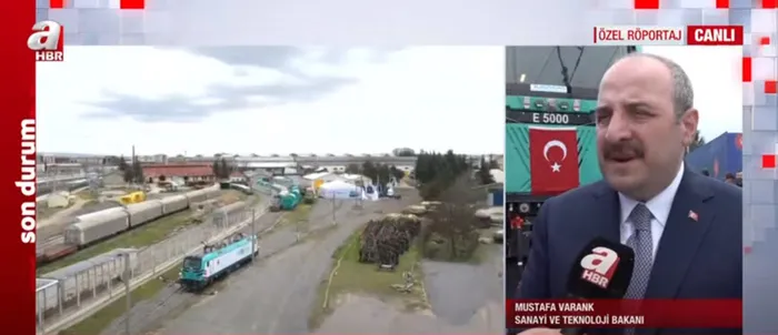 Yerli elektrikli lokomotif raylara iniyor! Sanayi ve Teknoloji Bakanı Mustafa Varank'tan A Haber'e özel açıklamalar - 2