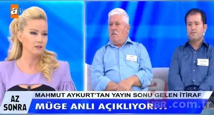 Müge Anlı’da son dakika itirafı! Mahmut Aykurt Müge Anlı’ya kardeşi hakkındaki gerçeği itiraf etti