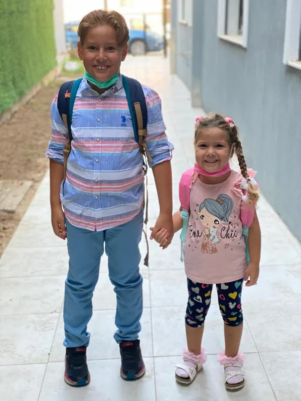 İzmir depreminin simgesi Ayda anaokuluna başladı!