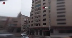 Hasarlı bina uyuşturucu yuvası oldu