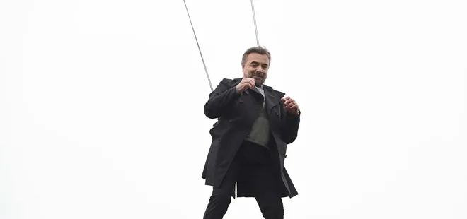 Ben Bu Cihana Sığmazam’da Hollywood’u aratmayan sahneler! Oktay Kaynarca 30 metreden atladı