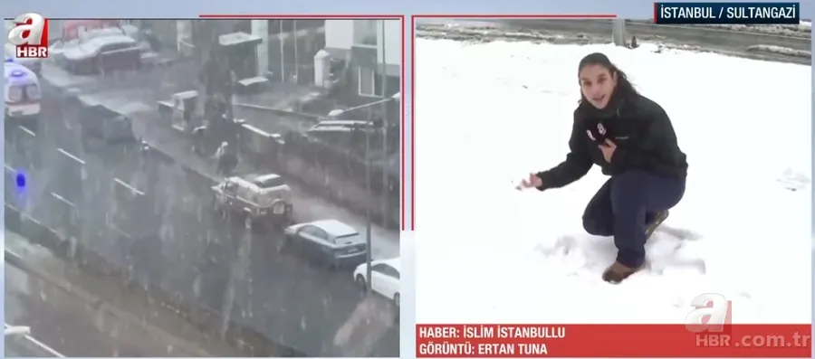 İstanbul’da yoğun kar! A Haber yağışın etkili olduğu ilçelerde 19