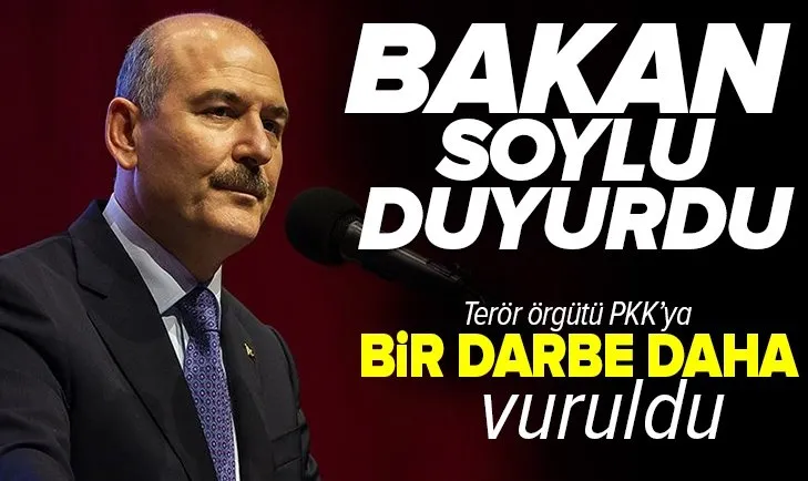 İçişleri Bakanı Süleyman Soylu'dan son dakika açıklaması! Eren-10 Operasyonu'nda PKK'ya darbe indirildi
