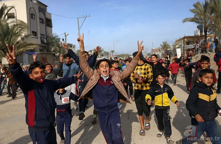 Zafer direnenlerin oldu! Gazze'de ateşkes böyle kutlandı 16