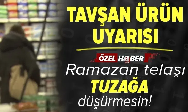 Ramazan'da tavşan ürün tuzağına dikkat! Ramazan telaşı sizi tuzağa düşürmesin! Aydın Ağaoğlu'ndan kritik uyarılar