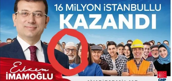 Ekrem İmamoğlu’nun posterinde çalıntı çıkan ’Hacı’ yalanının ardından skandal açıklama