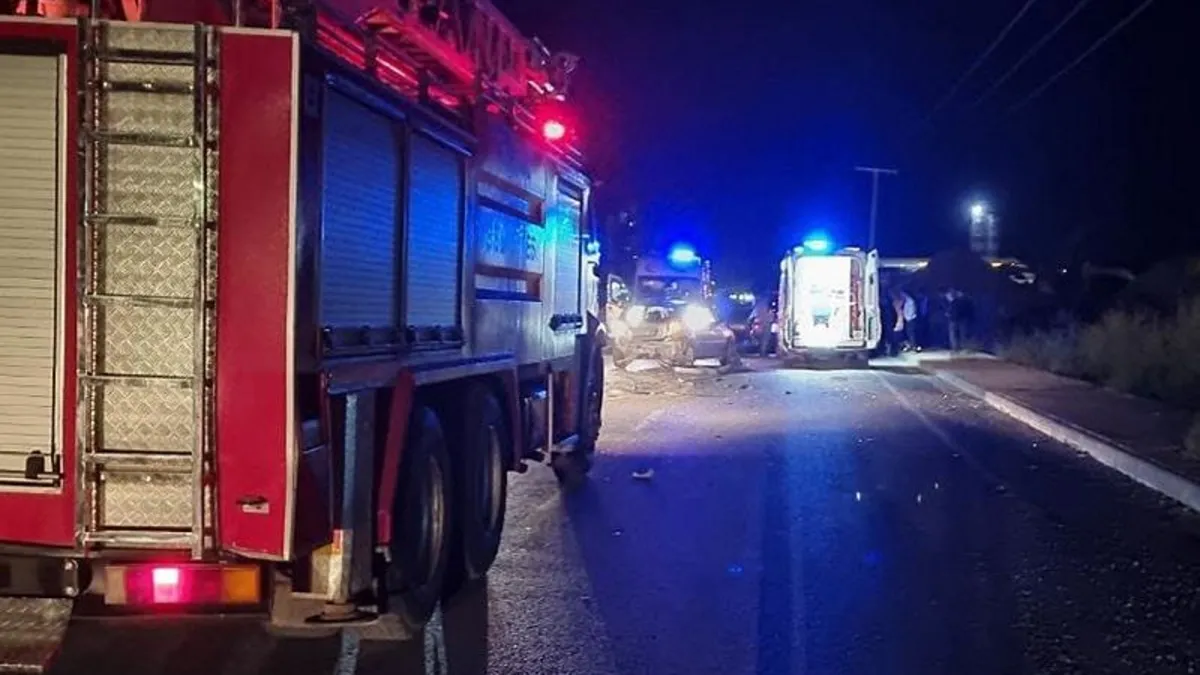 Çorum'da 2 otomobil kaza yaptı! 4 yaralı