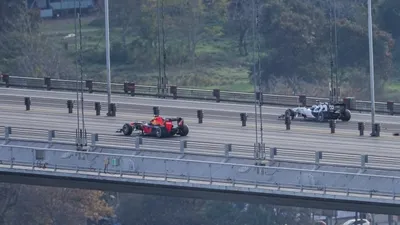 F1 tanıtım çekimleri havadan...